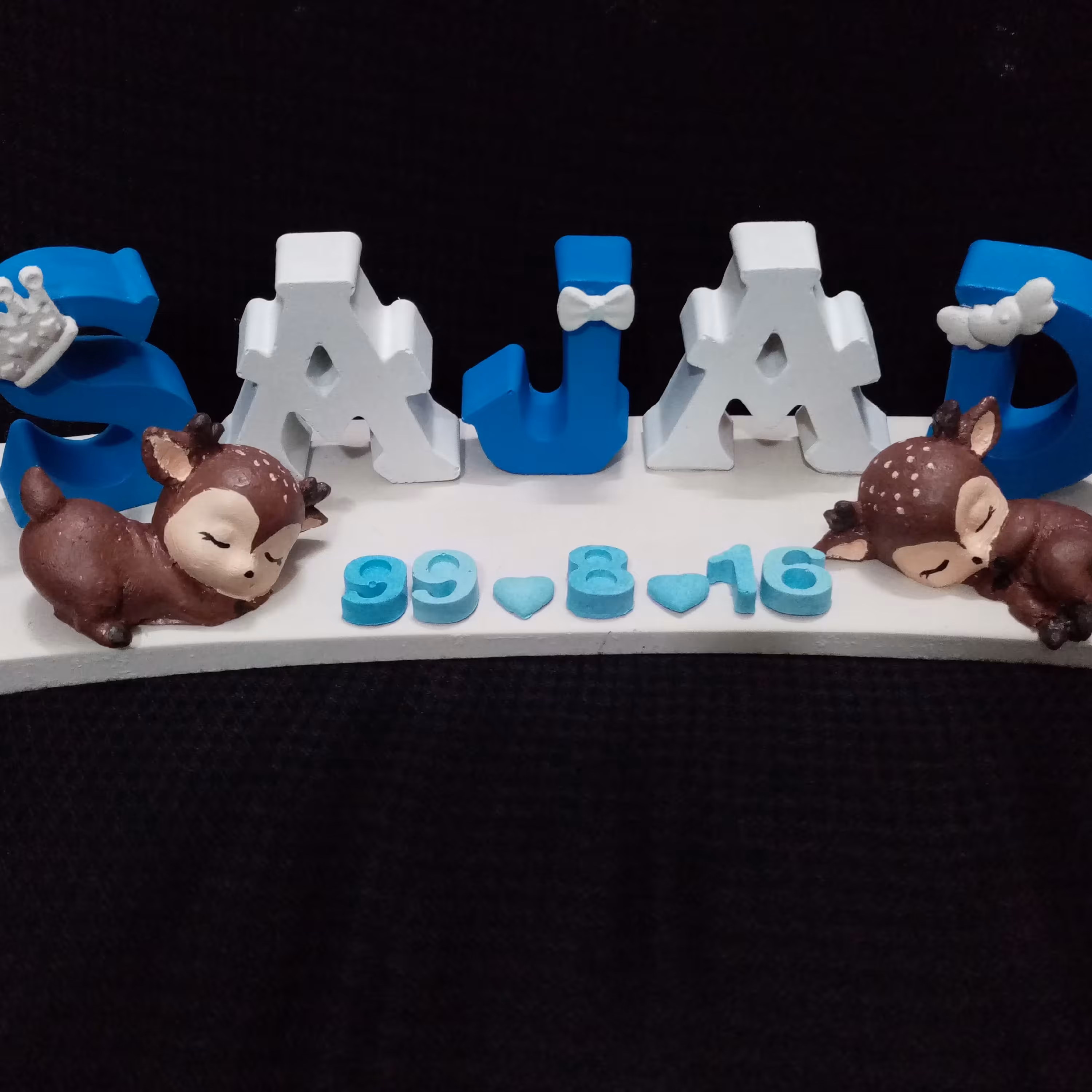 استند اسم  سجادساخته شده با پودرسنگ هنری ترک 