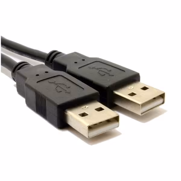 کابل USB به USB ( دو سر نر ) دی نت 1.5 متری