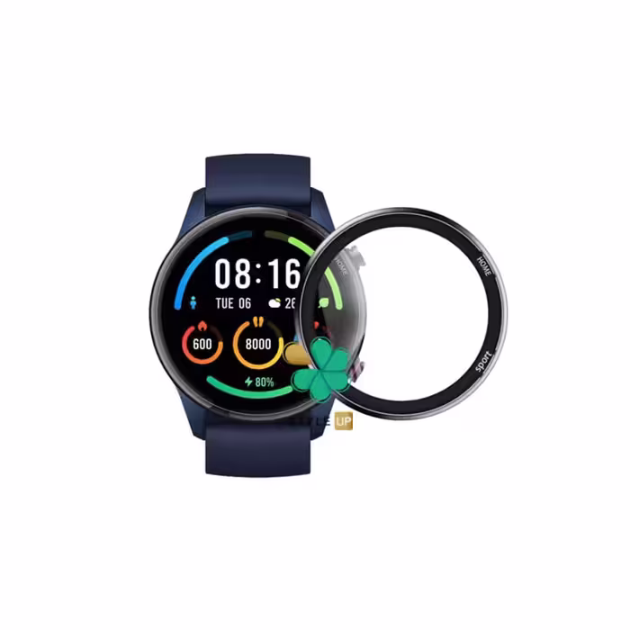 محافظ صفحه ساعت سرامیکی دور مشکی مناسب شیائومی Mi Watch Color
