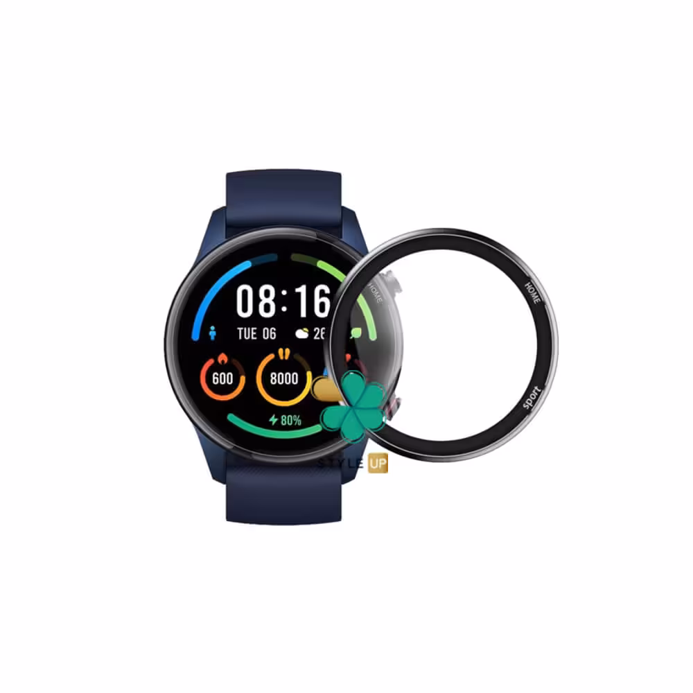 محافظ صفحه ساعت سرامیکی دور مشکی مناسب شیائومی Mi Watch Color
