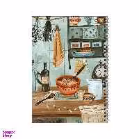 دفتر مشق 100 برگ بامبیلیپ طرح آشپرخانه وینتیج کد 3645020