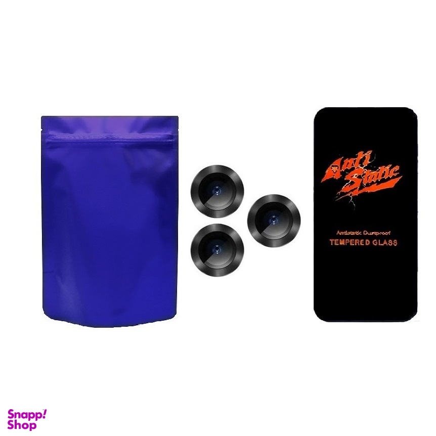 محافظ صفحه نمایش Anti Static و محافظ لنز دوربین مدل رینگی کد MB مناسب اپل iPhone 15 Pro