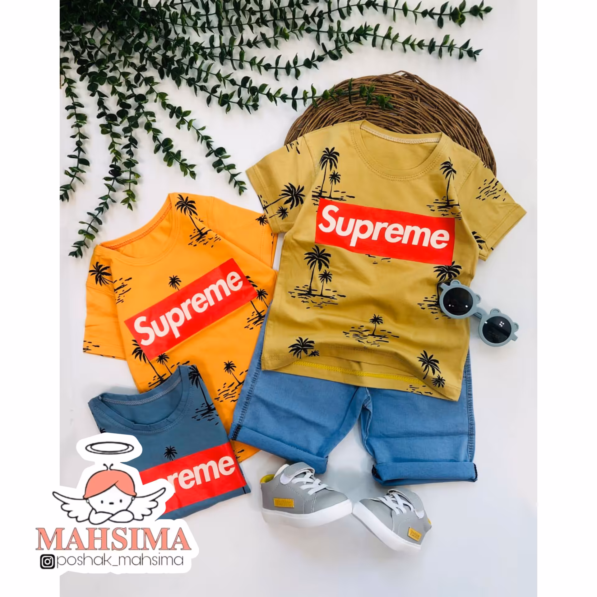 تیشرت شلوارک نخل