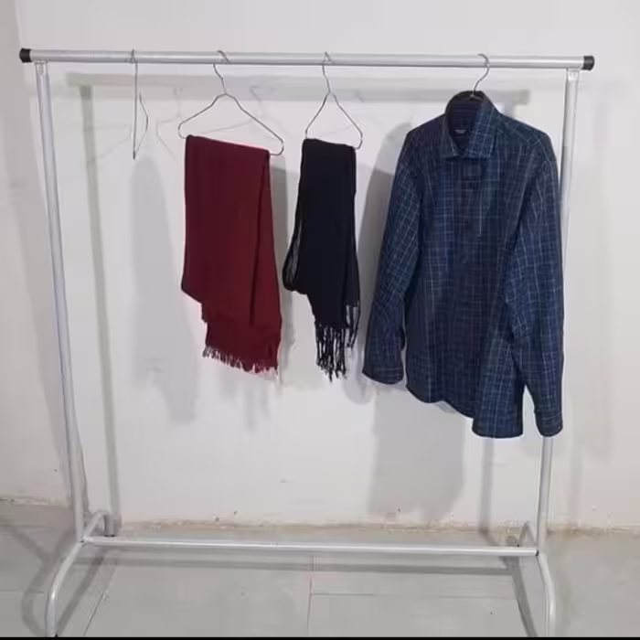 رگال لباس ایستاده فلزی سایز کوچک