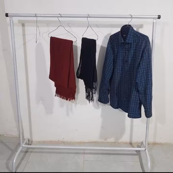رگال لباس ایستاده فلزی سایز کوچک