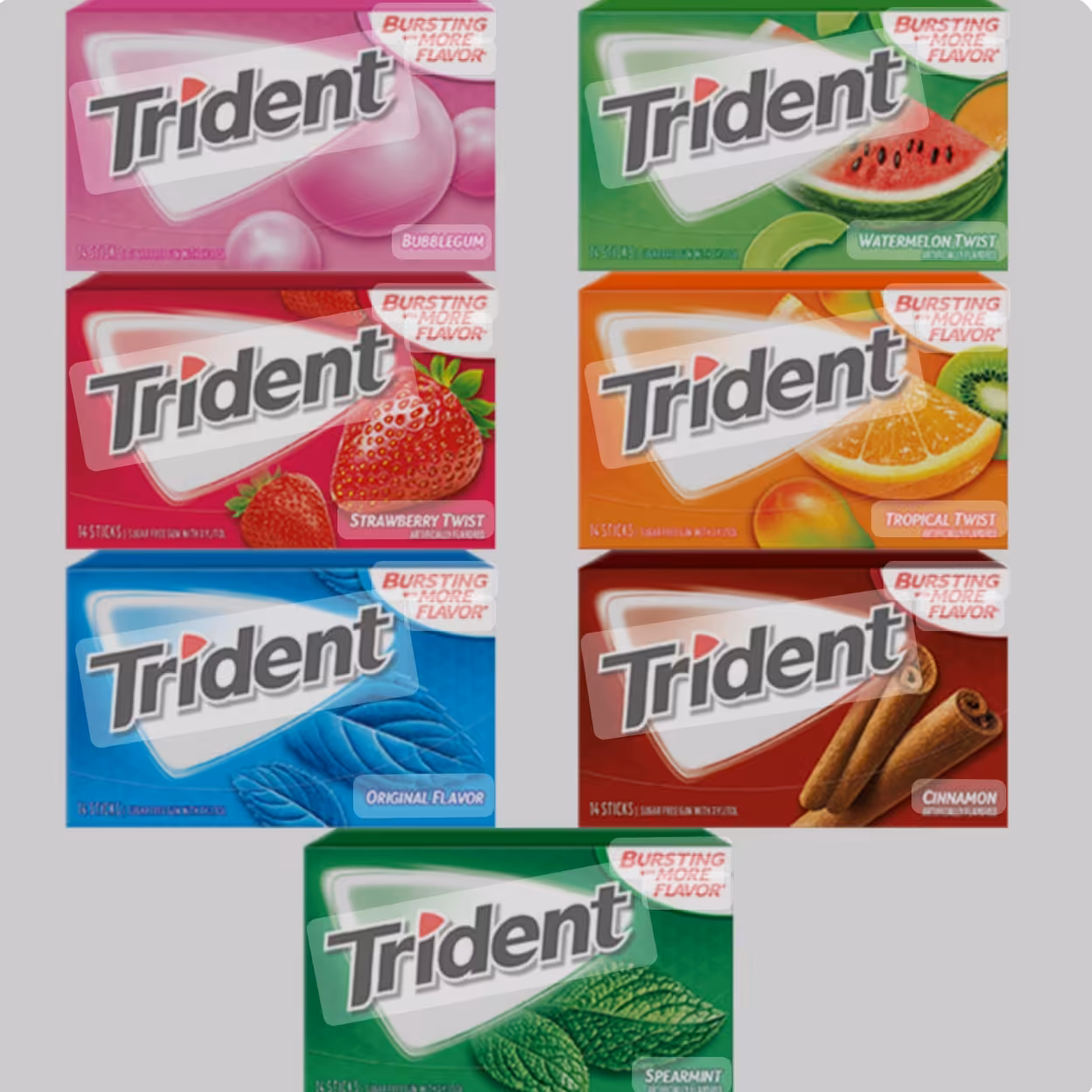 آدامس تریدنت اصلی بصورت عمده و جزئی 