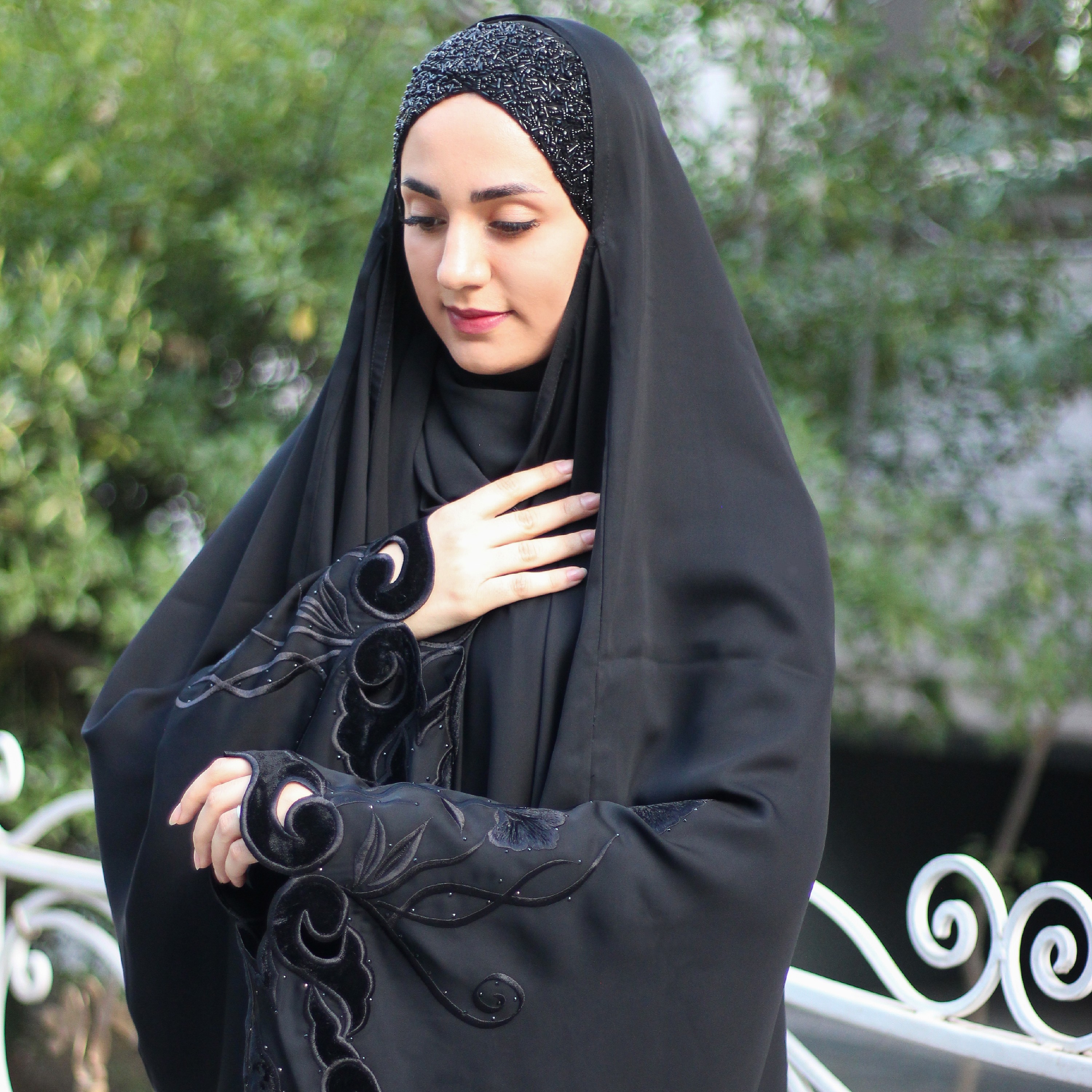 چادر عربی گلدوزی