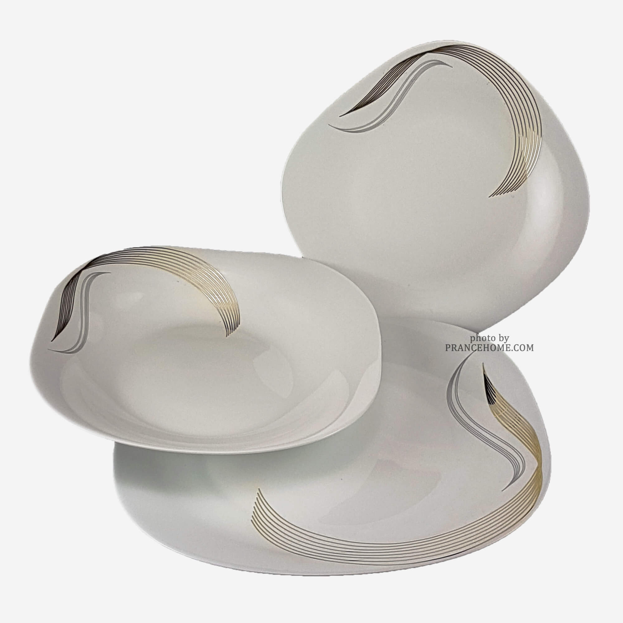 سرویس غذاخوری آرکوپال 26 پارچه مدل شمل طلا دار