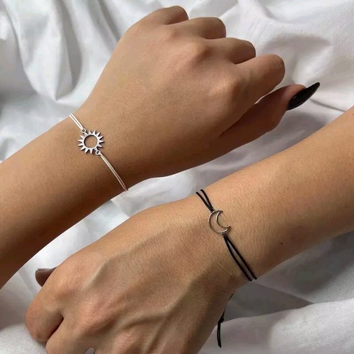 دستبند ماه خورشید دستبند ست 