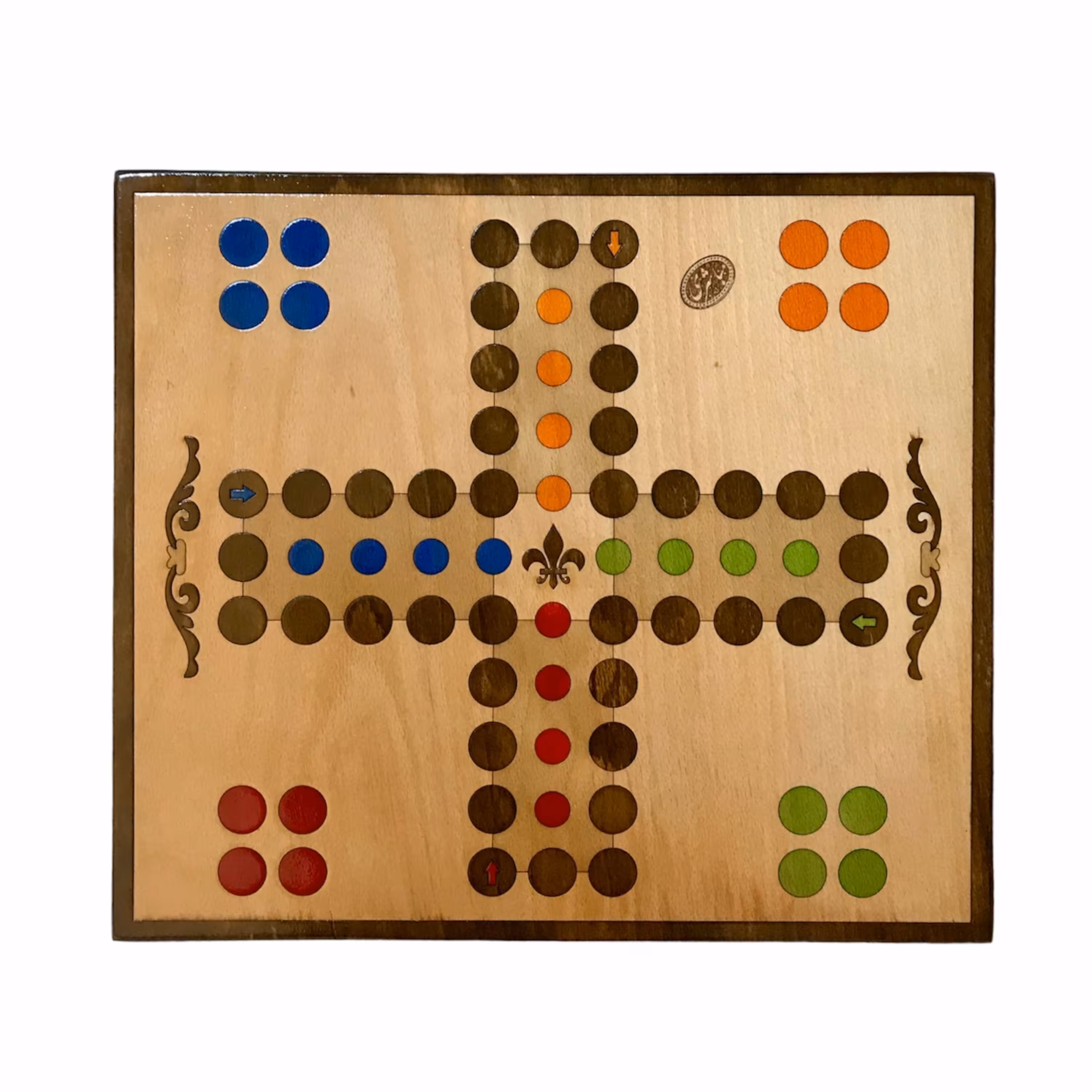 منچ و مار پله چوبی سایز کوچک