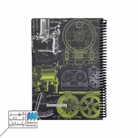 دفتر وزیری 100 برگ  مشکی Scientist Mechanic دات نوت dotnote