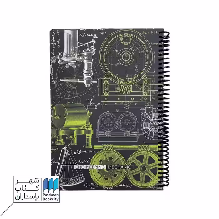 دفتر وزیری 100 برگ  مشکی Scientist Mechanic دات نوت dotnote