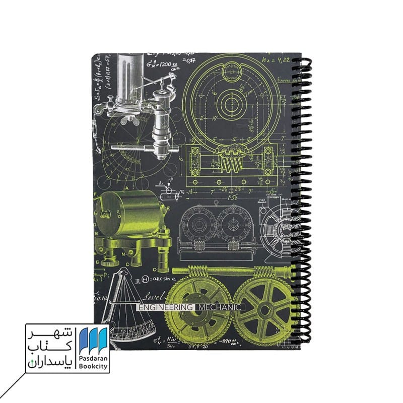 دفتر وزیری 100 برگ مشکی Scientist Mechanic دات نوت dotnote