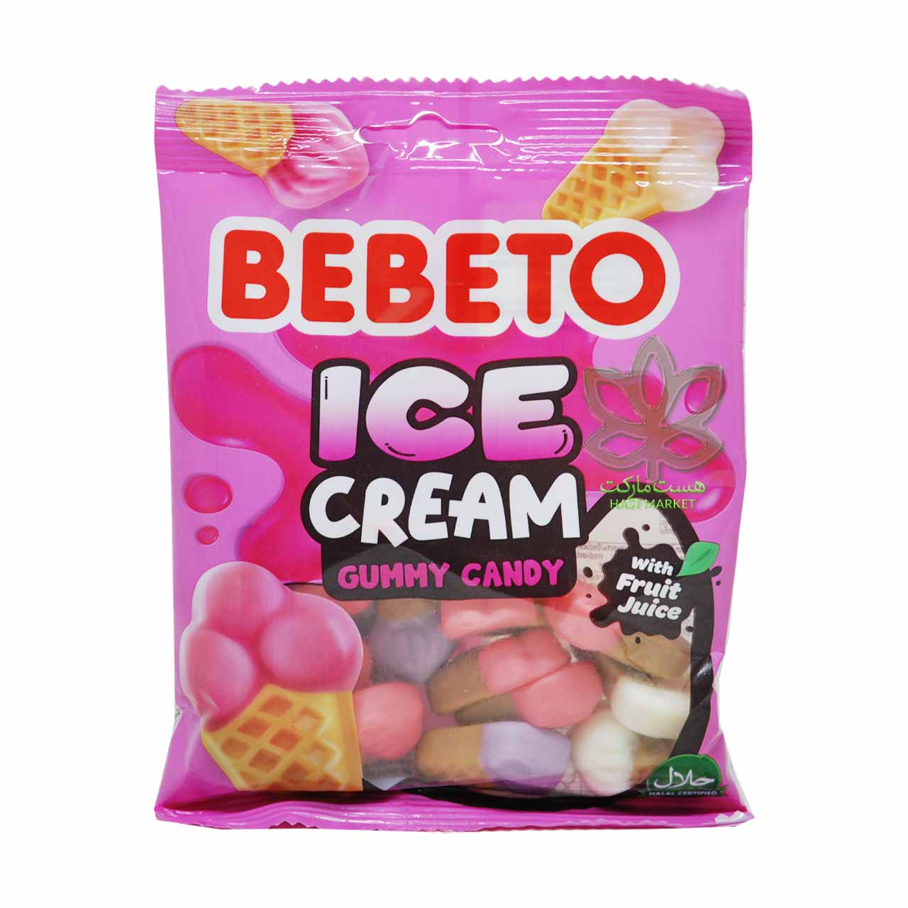 پاستیل بستنی 80 گرم ببتو - bebeto