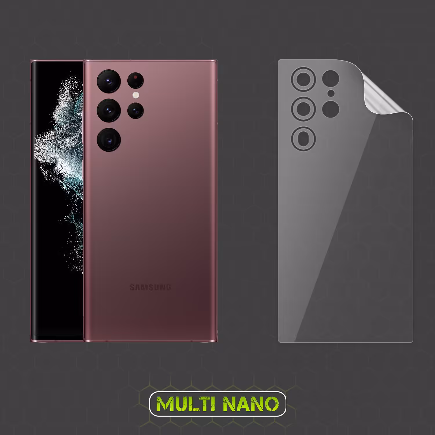 برچسب پوششی تی پی یو مولتی نانو مدل X-F1T برای موبایل سامسونگ Galaxy S22 Ultra