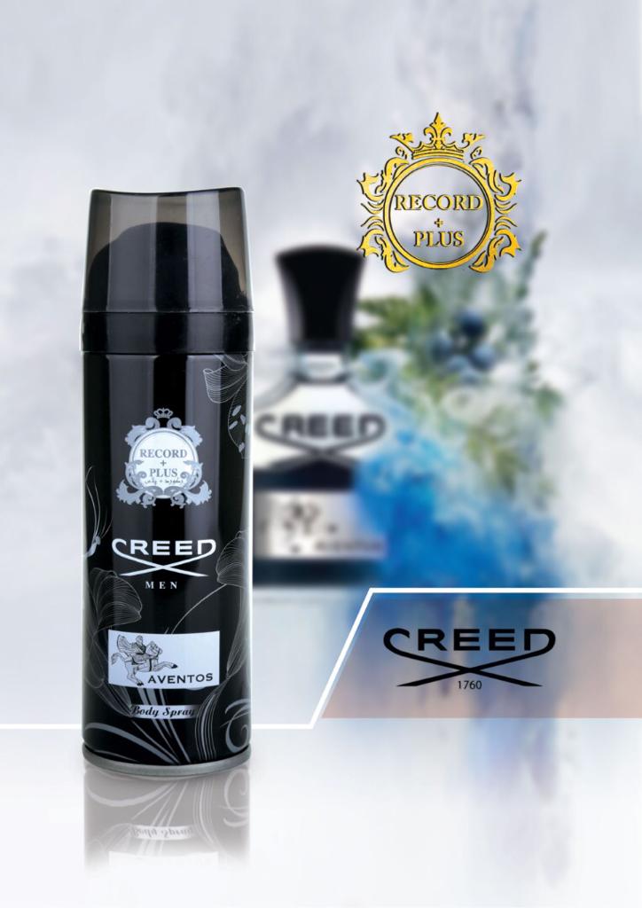 اسپری بدن مردانه رکوردRECORD پلاس مدل CREED AVENTOSحجم 200 میلی لیتر
