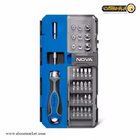 ست نوک پیچ گوشتی و آچار بکس نووا 33 عددی مدل NTS-1331