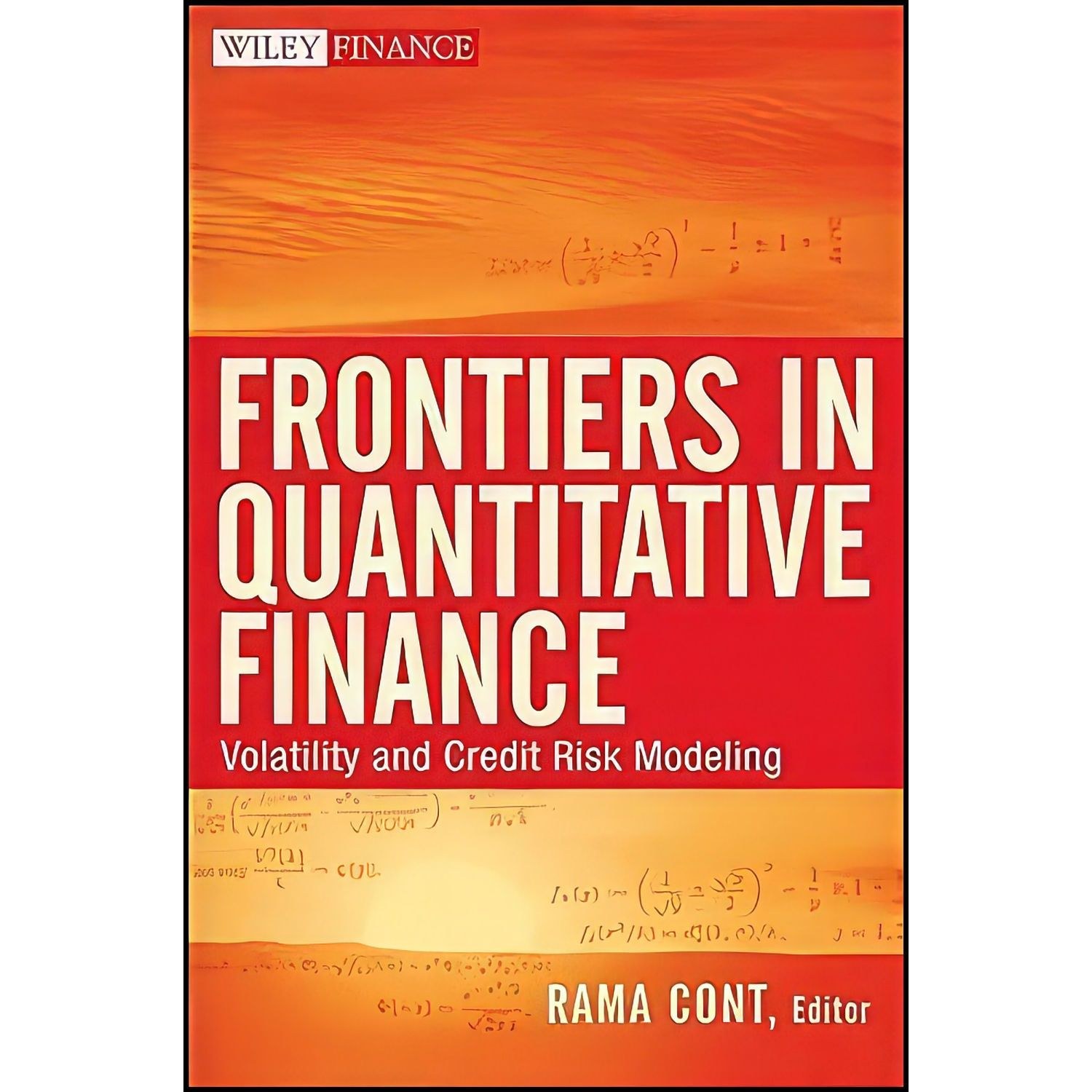 کتاب زبان اصلی Frontiers in Quantitative Finance اثر Rama Cont