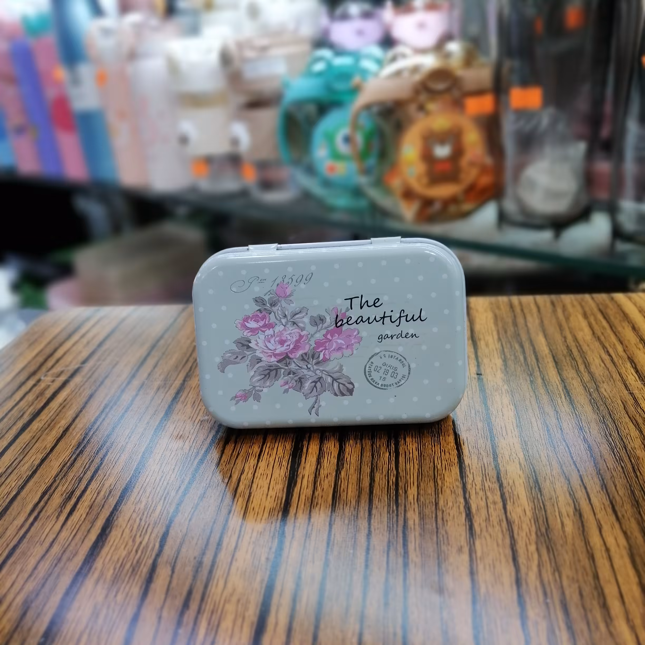 قوطی فلزی همه کاره باکس فلزی همه کاره صورتی سبز