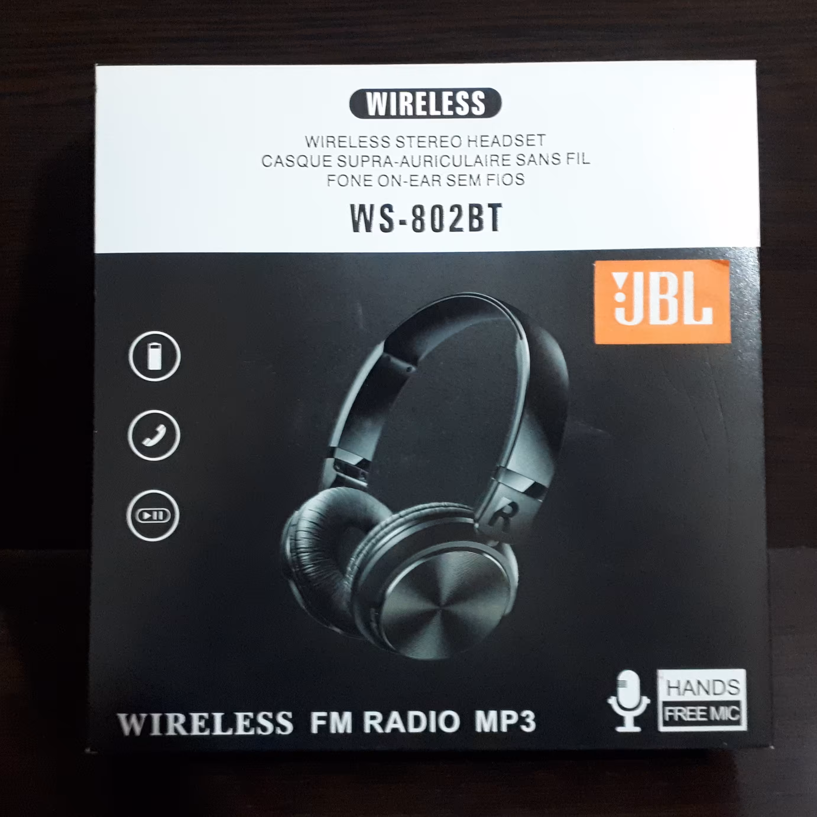 هدفون وایرلس JBL مدل WS-802BT