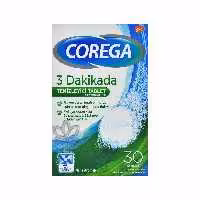 قرص تمیز کننده دندان مصنوعی رایحه نعنا 30 عدد کورگا - corega