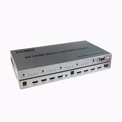 ماتریکس HDMI 4x4 کی نت KM44 با ریموت کنترل