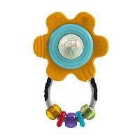 جغجغه و دندان گیر نوزاد طرح گل Infantino مدل 5134