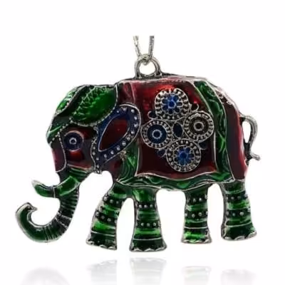 گردنبند طرح فیل