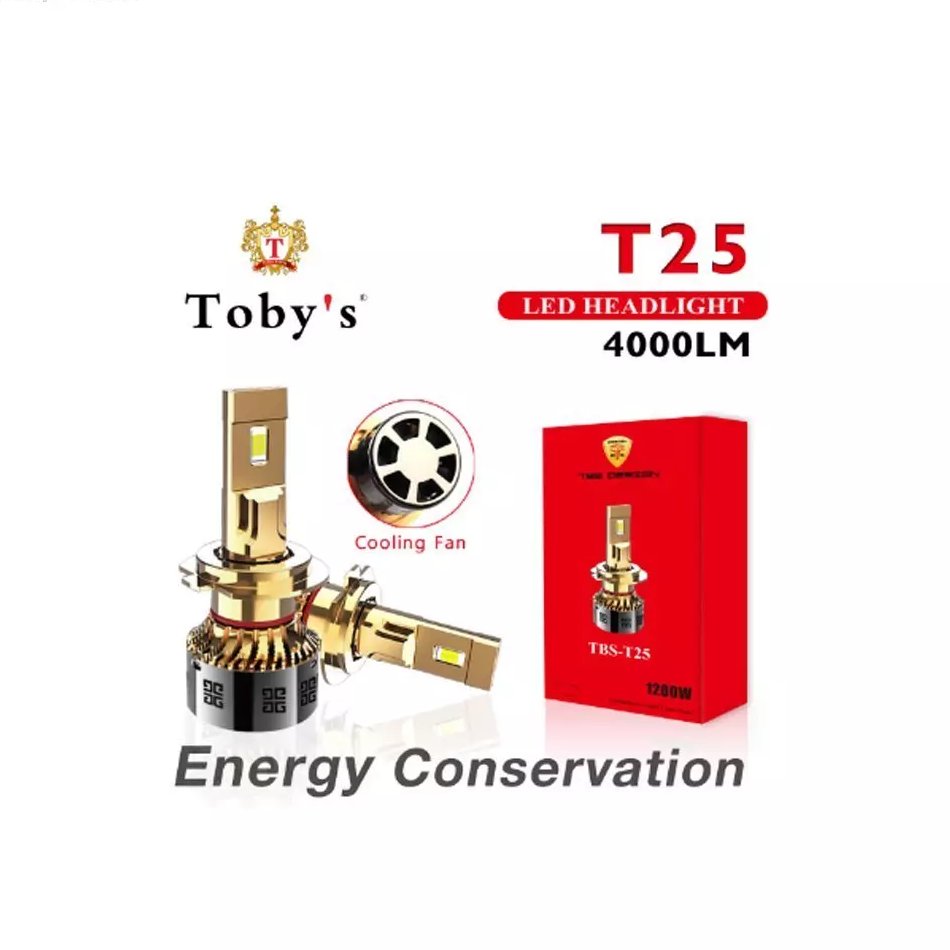 هدلایت پر قدرت T25 دوکنتاک پایه H4 نوربالاروپایین سفید