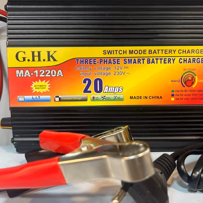 شارژر باطری اتومات 20آمپر