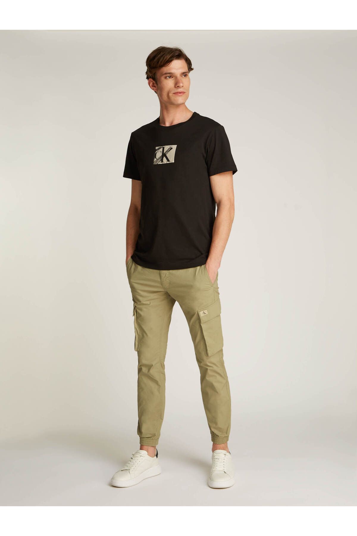تی شرت مشکی مردانه جعبه کوچک CK TEE اورجینال Calvin Klein