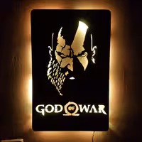 تابلو LED طرح گاد اف وار(god of war)
