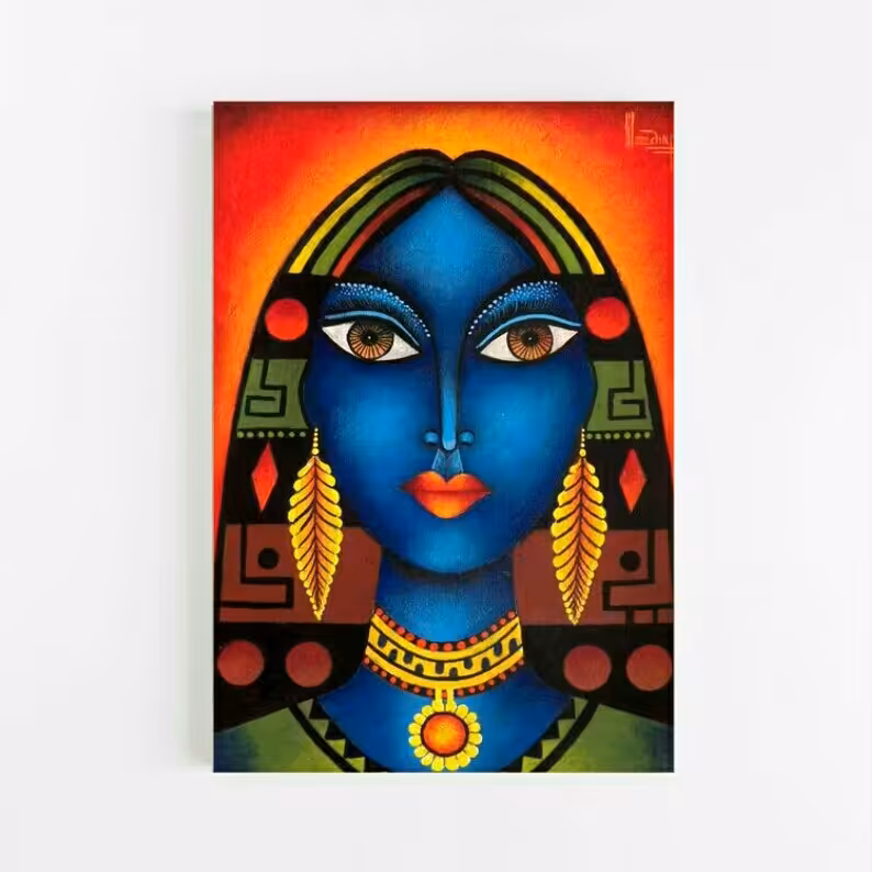 تابلو بوم نقاشی خطی