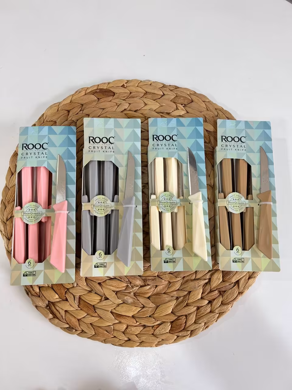 کارد میوه خوری 6 تایی ROOC مدل کریستال