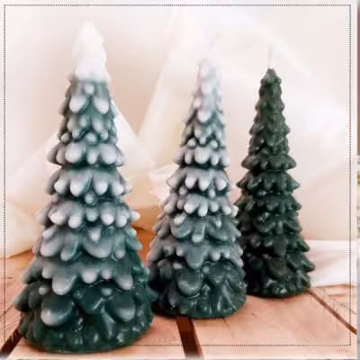 شمع طرح کاج بزرگ کد 2045