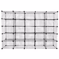 ست قفسه مشبک پنج طبقه در پنج ردیف سایز 48x32(ارسال پس کرایه و به عهده مشتری)