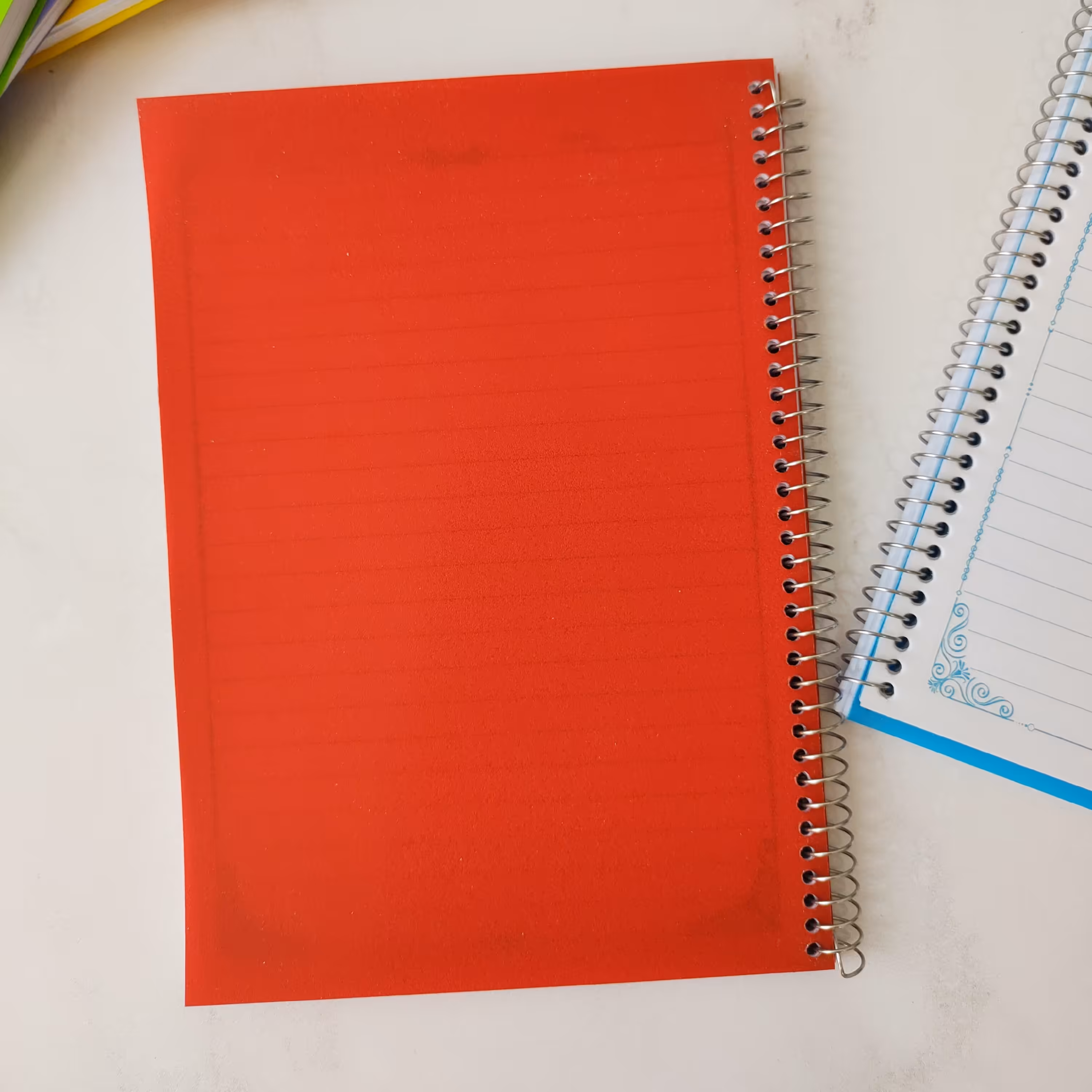 دفتر 80 برگ جلد طلقی pp