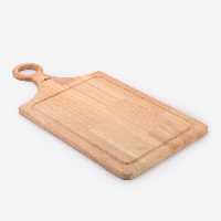 تخته برش چوبی مستطیل دسته دار بزرگ یونیک کد 3491