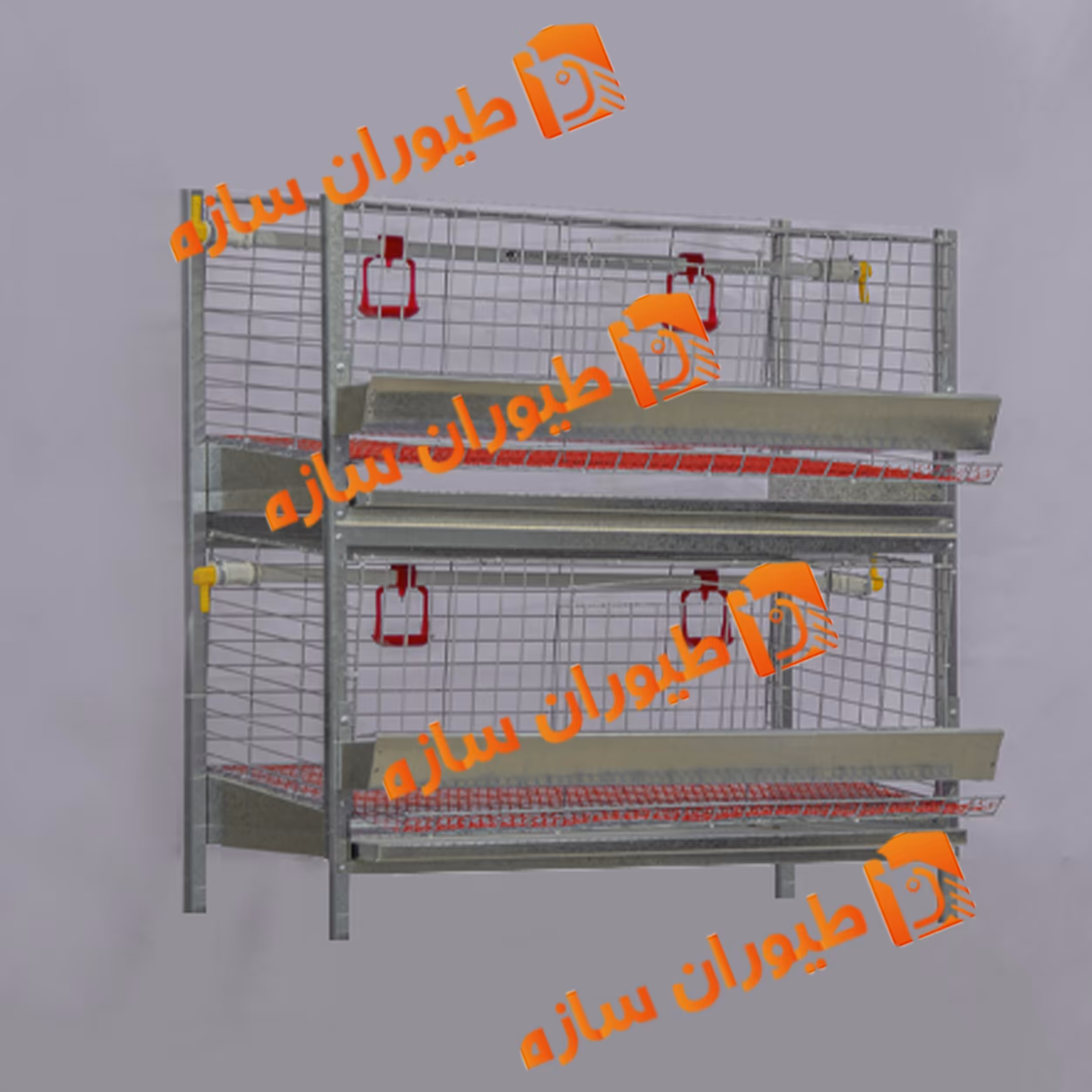 قفس کبک دو طبقه