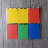 دفترچه یادداشت سیمی بالابازشو 