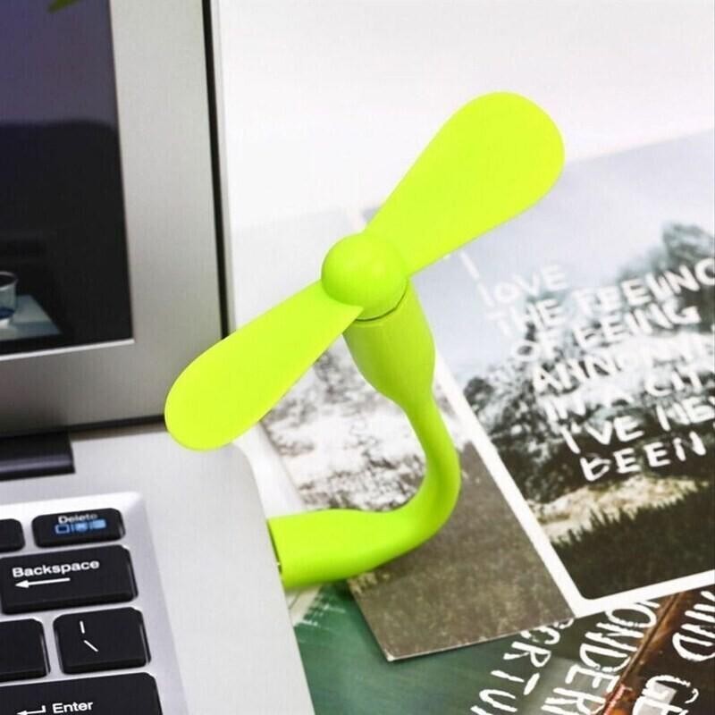 مینی پنکه USB همراه-سبز