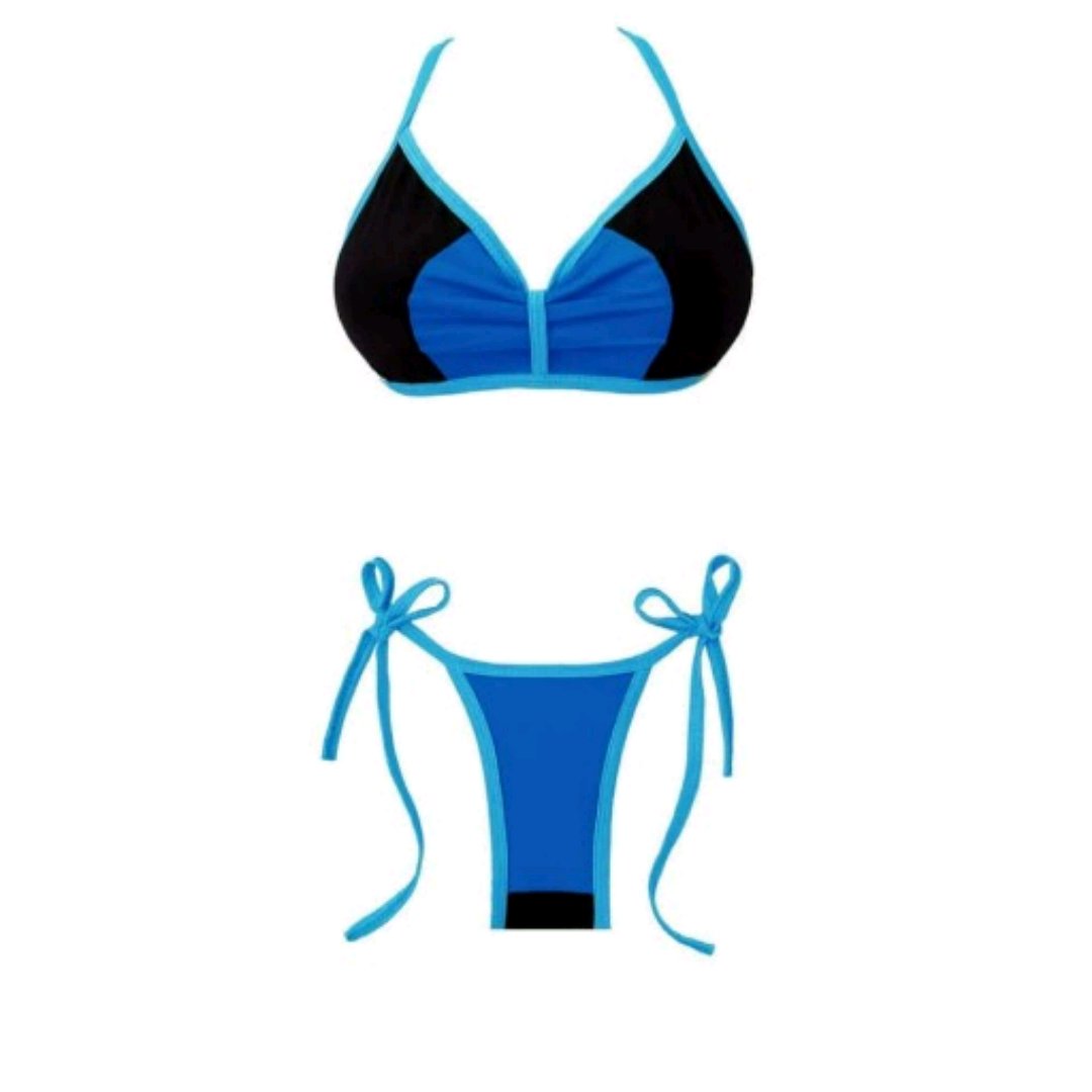 بیکینی(ست شورت و سوتین گره ای پروانه ای مخمل)