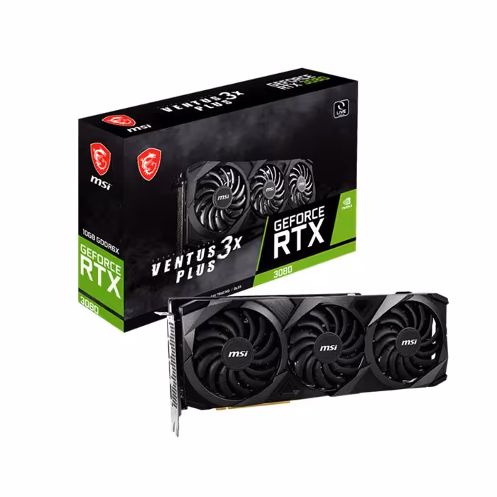 کارت گرافیک ام اس آی GeForce RTX 3080 VENTUS 3X PLUS 10G LHR