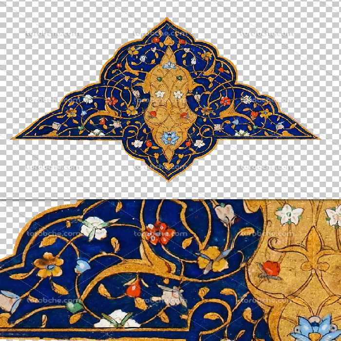 نشان تذهیب قدیمی | گرافیک با طعم تربچه