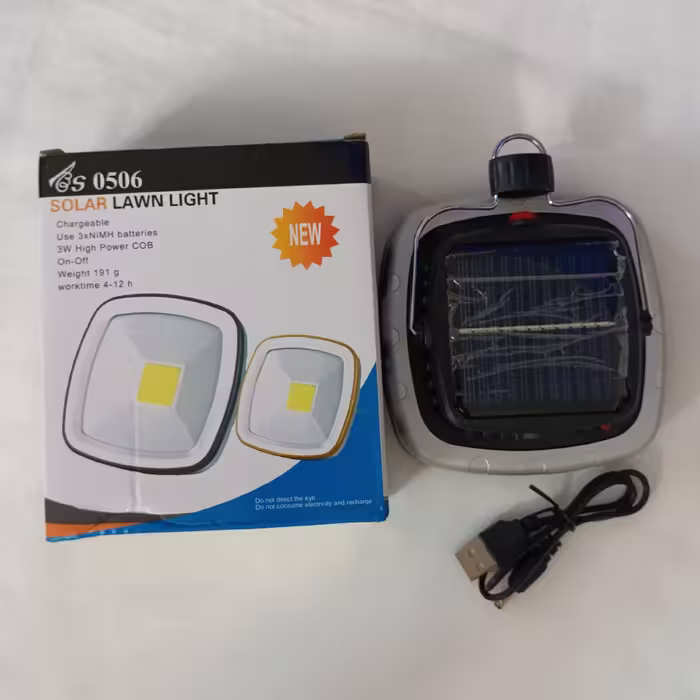 چراغ چادر پروژکتوری خورشیدی مدل Solar Lawn 0506
موجود در فروشگاه قشمی شاپ Qeshmishop

