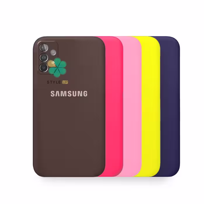 قاب گوشی سامسونگ Galaxy A72 مدل سیلیکونی محافظ لنز دار