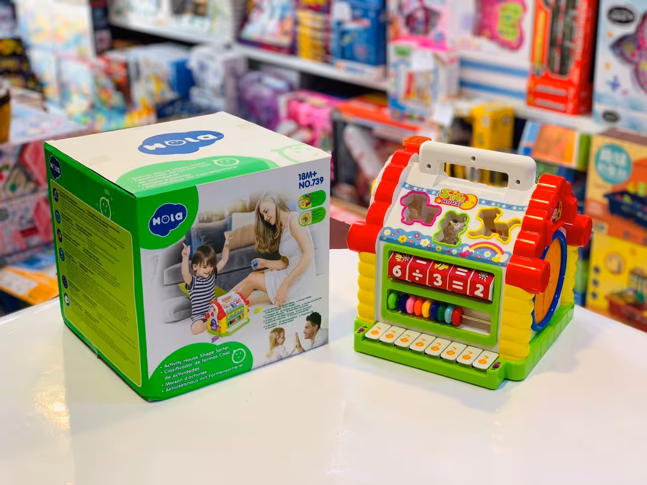 بازی آموزشی هولی تویز مدل کلبه شادی هولی تویز huile toys