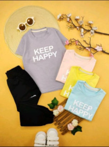 تیشرت وشلوارکkeep happy