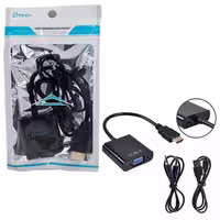 تبدیل HDMI To VGA   Audio  Power دی تک D-Tech