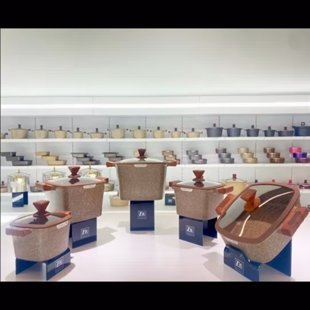 سرویس قابلمه مربعی زیو 10 پارچه جامبو مدل Zio Z-7170(کد2وr)وbr 